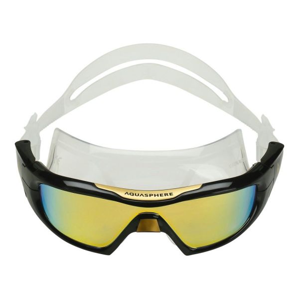 Aquasphere Vista Pro Titanyum Aynalı Lens Siyah Yüzücü Gözlüğü