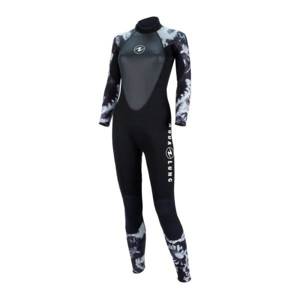 Aqualung Hydroflex Kadın 3mm Dalış Elbisesi Siyah/Gri M