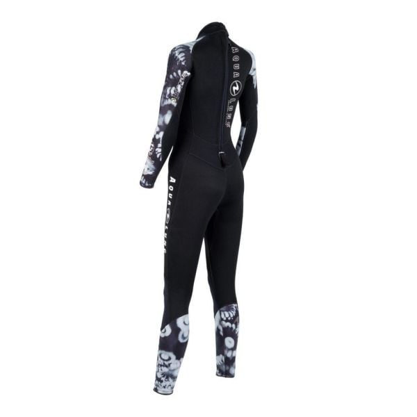 Aqualung Hydroflex Kadın 3mm Dalış Elbisesi Siyah/Gri ML