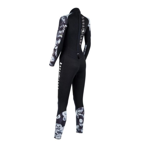 Aqualung Hydroflex Kadın 3mm Dalış Elbisesi Siyah/Gri S