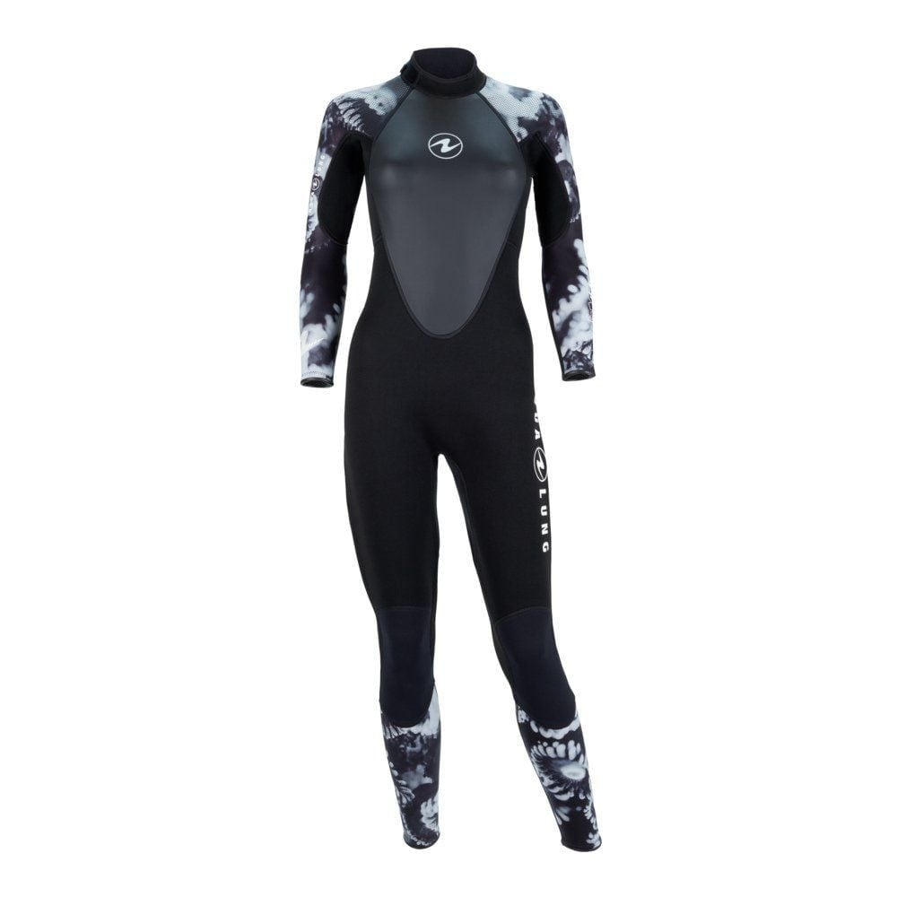 Aqualung Hydroflex Kadın 3mm Dalış Elbisesi Siyah/Gri S