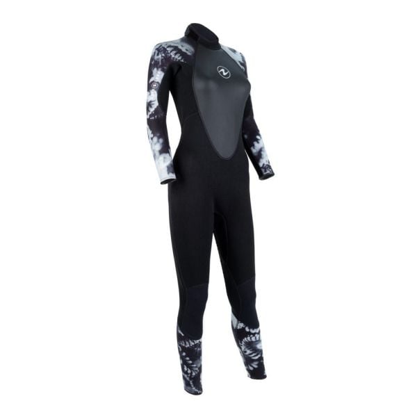 Aqualung Hydroflex Kadın 3mm Dalış Elbisesi Siyah/Gri S