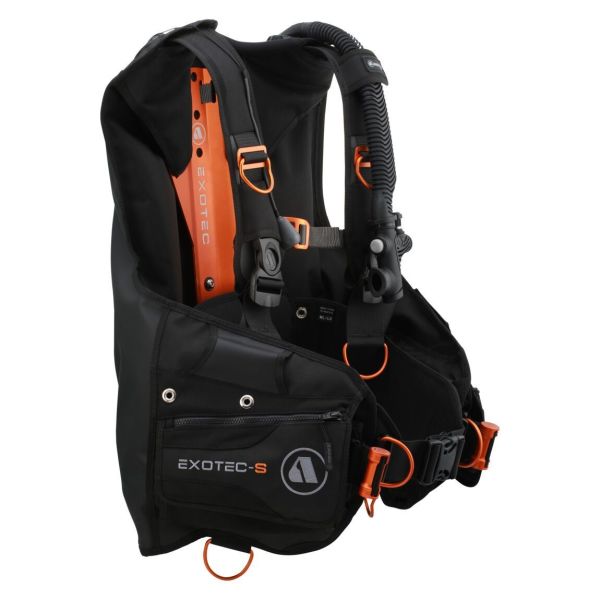 Apeks Exotec-S Siyah/Turuncu Seviye Yeleği BCD S/M