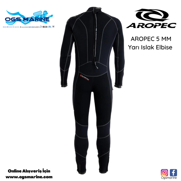 Aropec Ultimate 5 MM Unisex Yarı Islak Elbise L