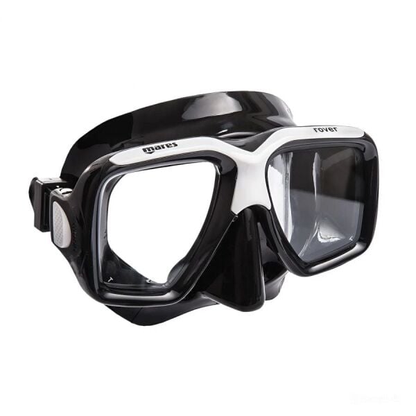 Mares ROVER Maske siyah silikon BEYAZ