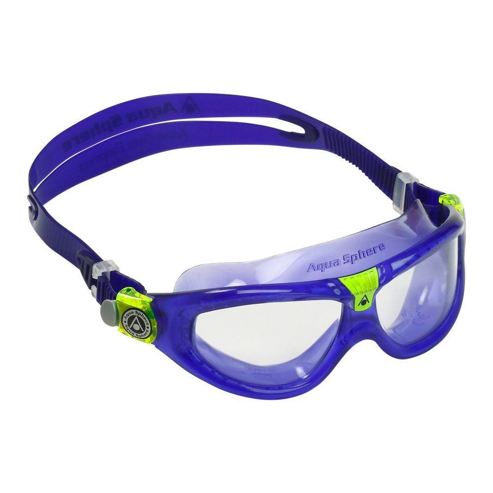 Aqua Sphere Seal Kid2 Violet Şeffaf Lensli Yüzücü Gözlüğü