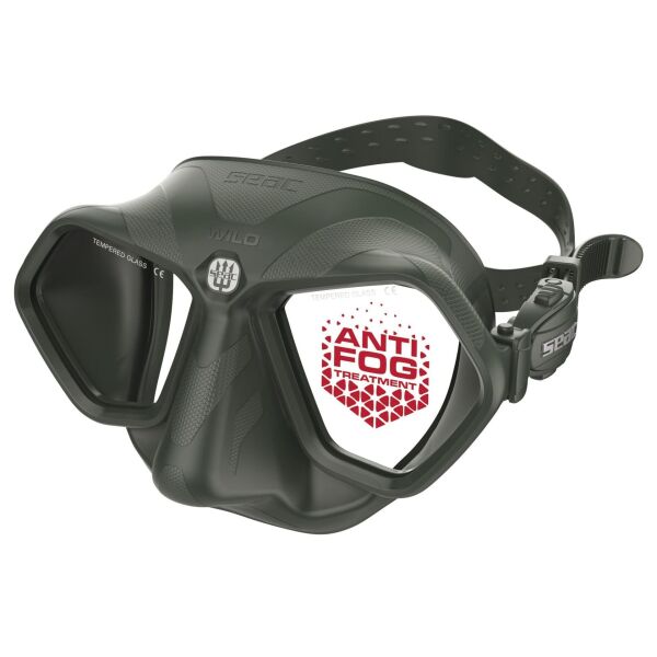 Seac Wild Antifog Dalış Maskesi Siyah