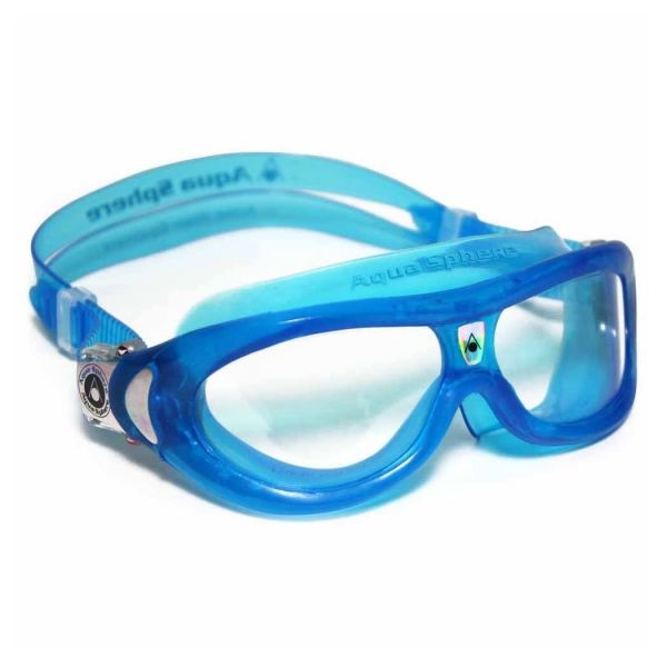 Aqua Sphere Seal Junior Şeffaf Cam - Aqua Aqua Çerçeve - Aqua Etek Yüzücü Gözlüğü