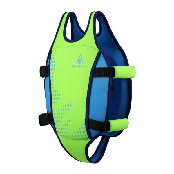 Aqua Sphere Çocuk Yüzme Yardımcı Yelek Mavi Yeşil 2-3 Yaş