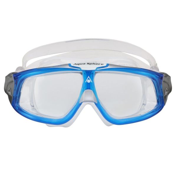 Aqua Sphere Seal 2.0 Şeffaf Lens Mavi Beyaz Yüzücü Gözlüğü