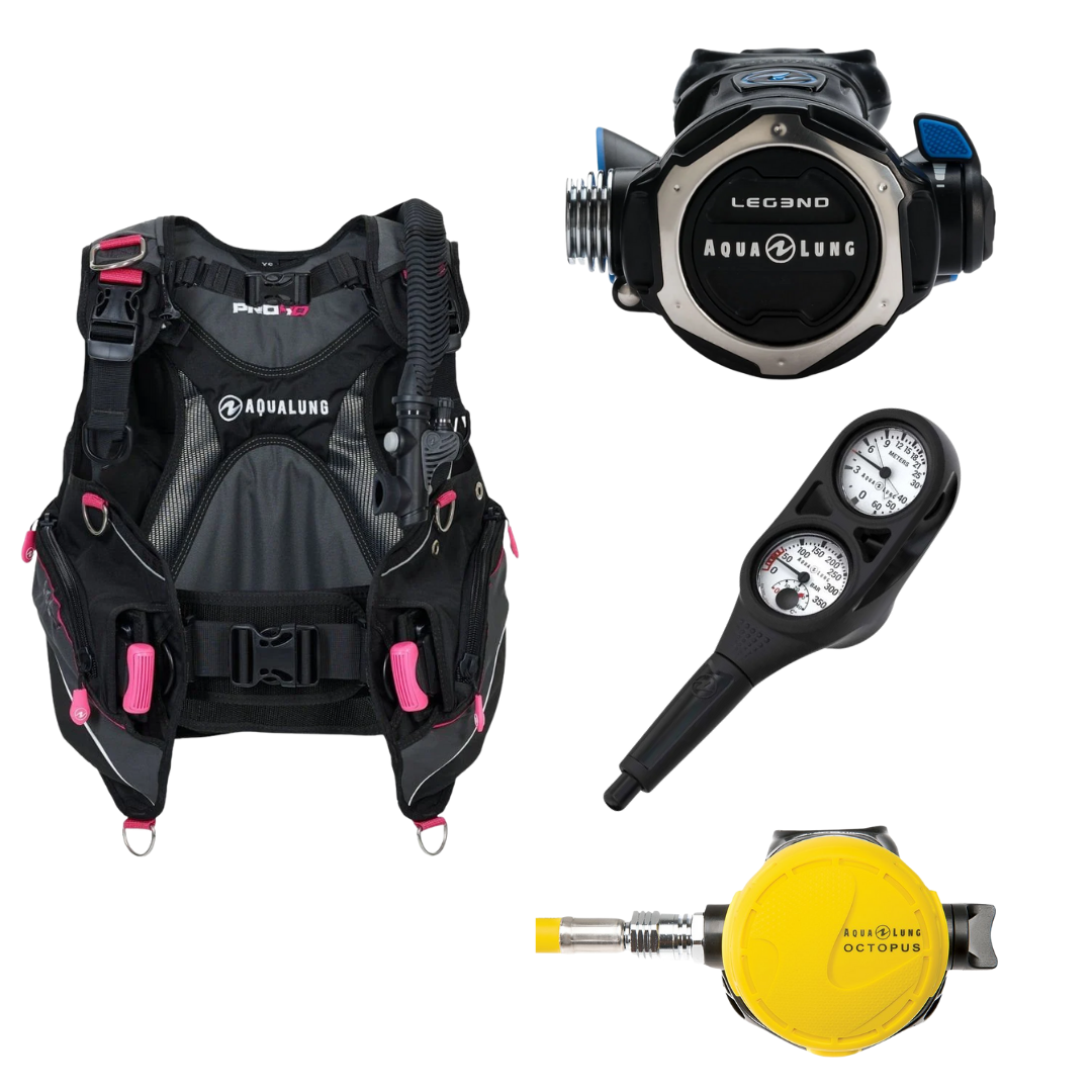 Aqualung Kadın Legend Regülatör Seti XS
