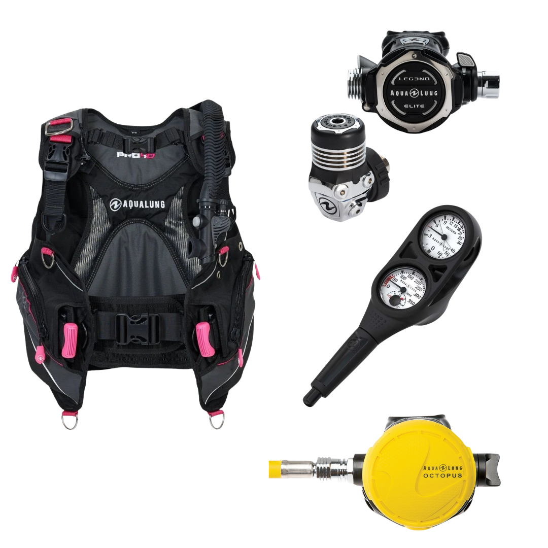 Aqualung Kadın Legend Elite Regülatör Seti S