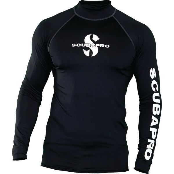 SCUBAPRO BLACK RASH GUARD L