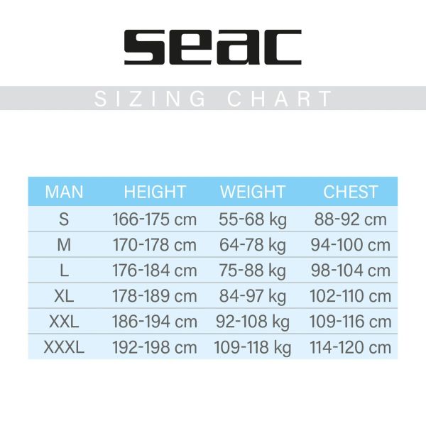 Seac Flex Evo 5mm Erkek Başlıklı Shorty XXL