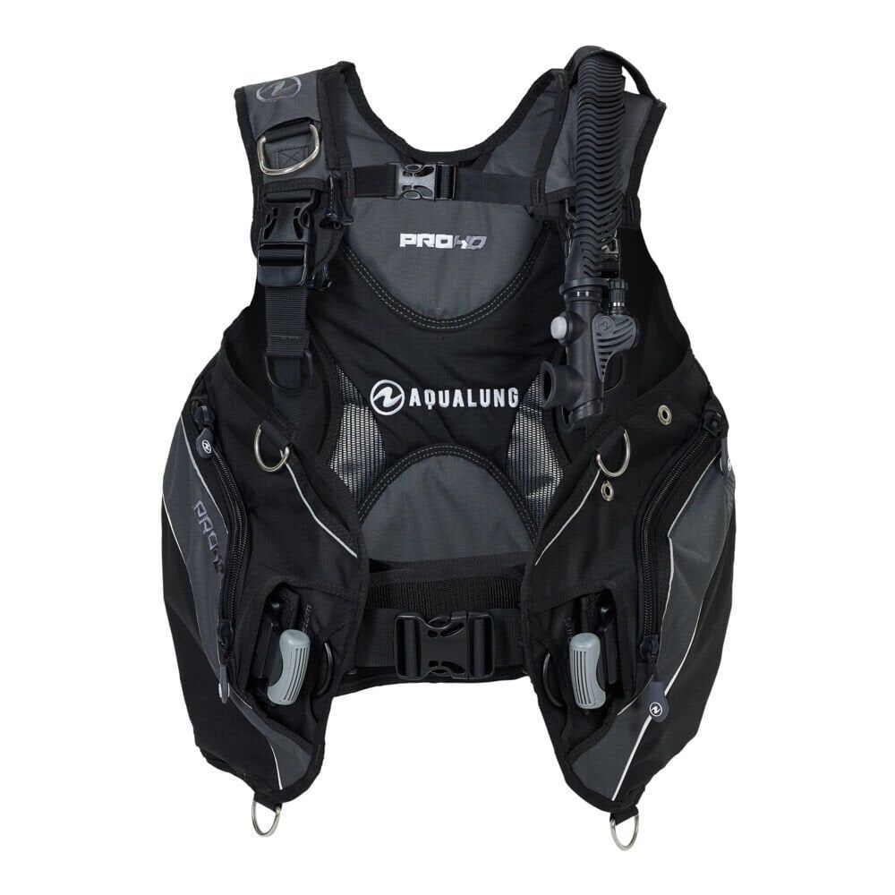 Aqualung Pro HD Siyah Erkek Seviye Yeleği BCD Siyah - L