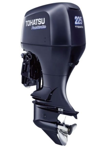 Tohatsu 225 HP 4 zamanlı motor EXSTRA TERS  UZUN ŞAFT - MARŞLI TRİMLİ