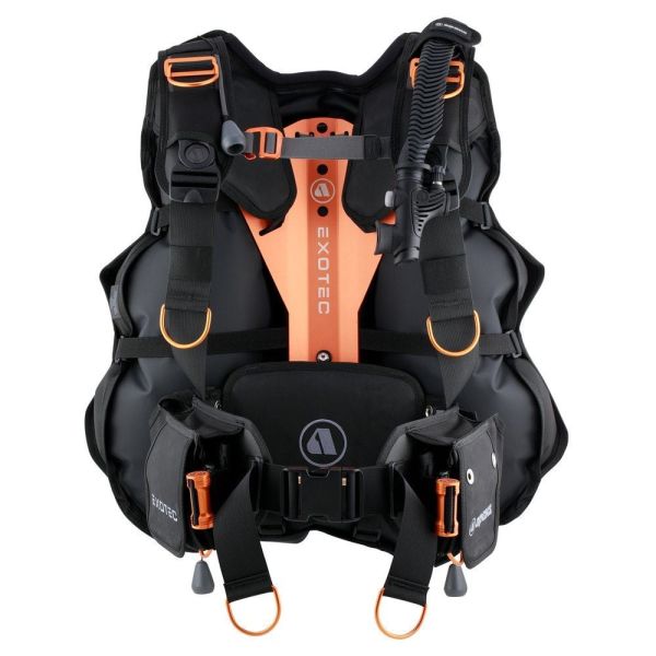 Apeks Exotec Siyah/Turuncu Seviye Yeleği BCD S/M