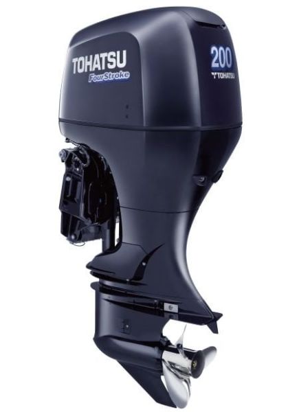 Tohatsu 200 HP 4 zamanlı motor EXSTRA TERS  UZUN ŞAFT - MARŞLI TRİMLİ