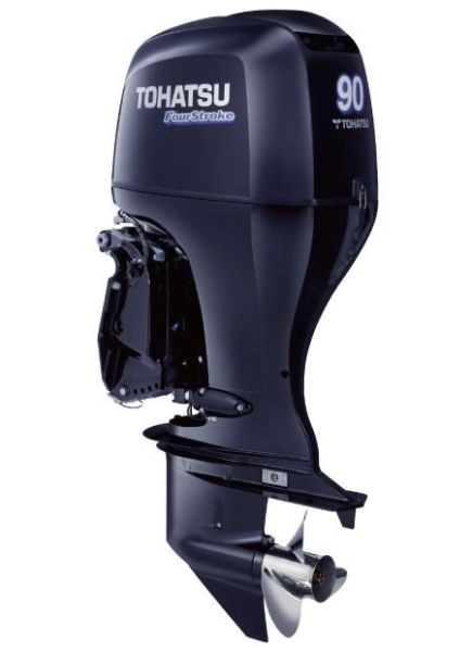 Tohatsu 90 HP 4 zamanlı motor UZUN ŞAFT - MARŞLI TRİMLİ