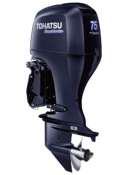 Tohatsu 75 HP  4 ZAMANLI MOTOR UZUN ŞAFT - MARŞLI TRİMLİ