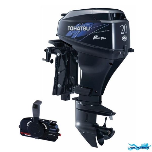 Tohatsu 20 HP 4 zamanlı motor UZUN ŞAFT - KARB. MAŞLI TRİMLİ