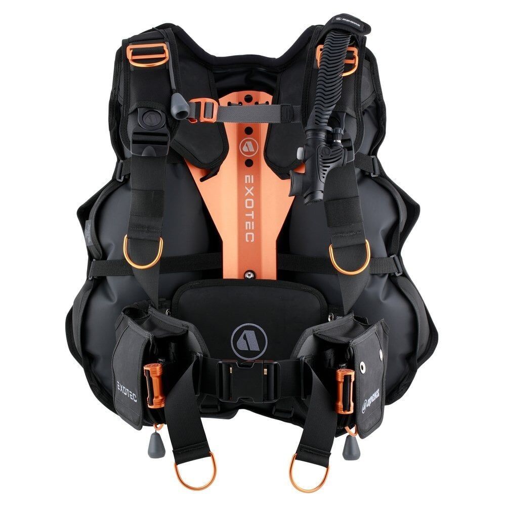 Apeks Exotec Siyah/Turuncu Seviye Yeleği BCD XS-S - Siyah