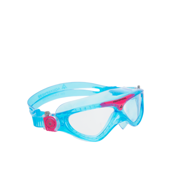 Aquasphere Vista Junior Şeffaf Cam - Turkuaz/Pembe Yüzücü