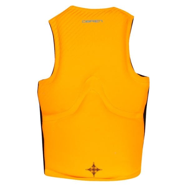 OBRIEN VEST TEAM FRONT ZIP BLACK/ORG