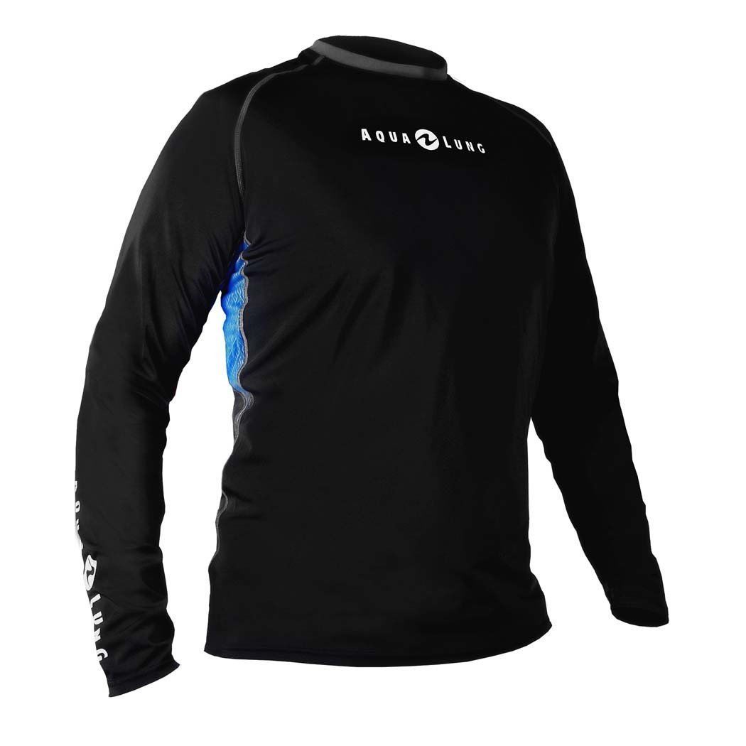 Aqua Lung Rashguard Lf Siyah/Blue Uzun Kol Erkek XL