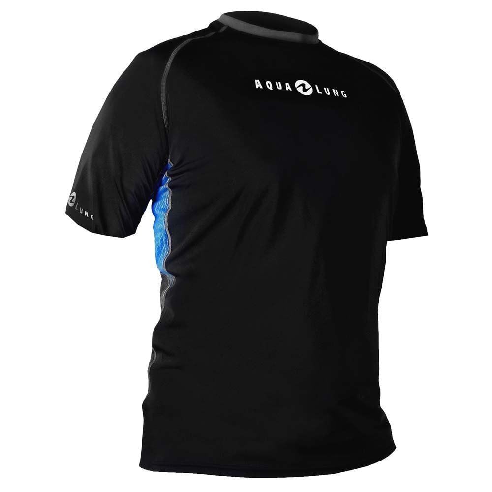 Aqua Lung Rashguard Lf Siyah/Blue Kısa Kol Erkek L
