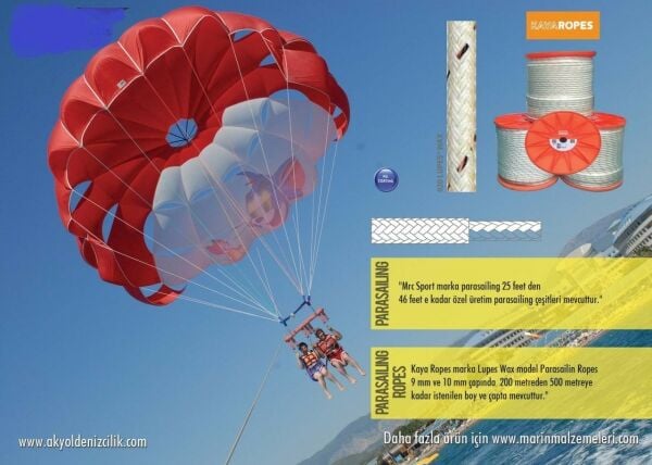 KAYA PARASAILING ROPES 200mtX10mm