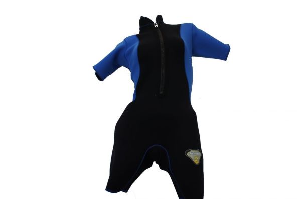 Önden Fermuarlı Shorty 2.5 mm L - MAVİ