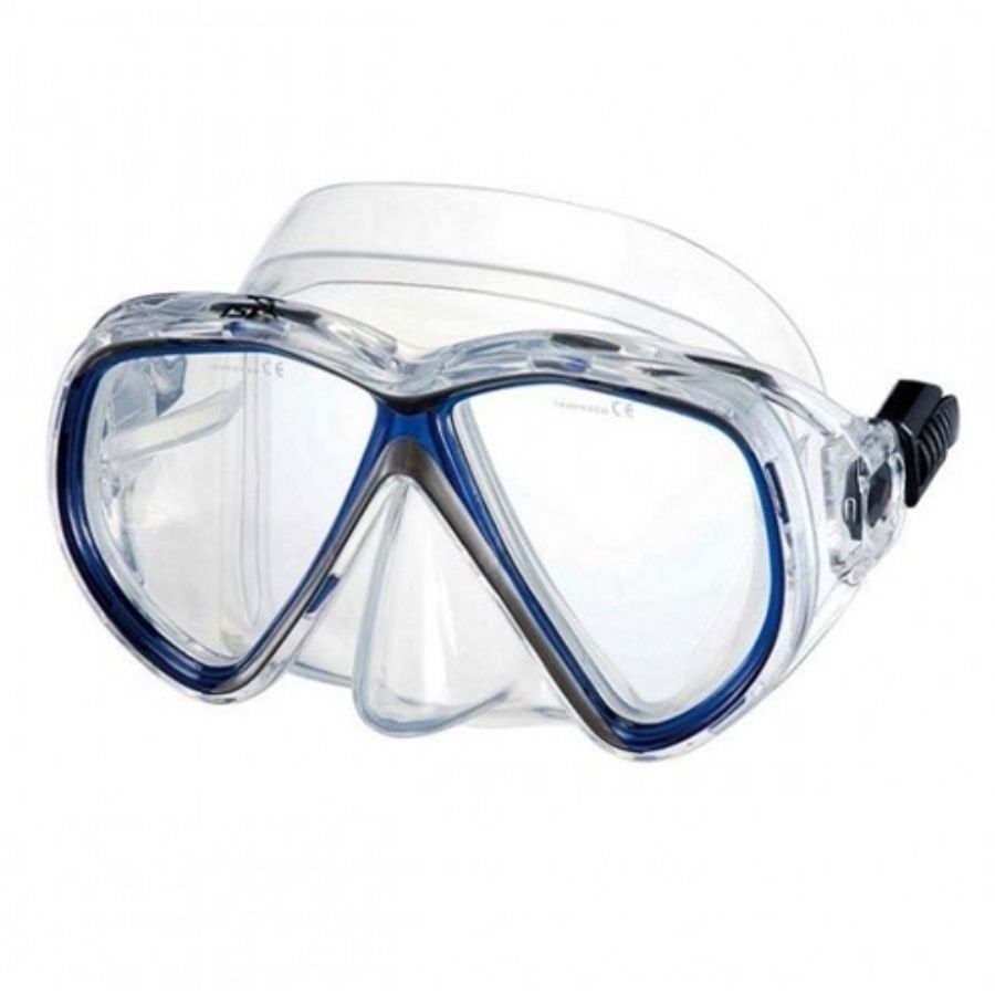 Martinique şeffaf Maske AQUA MAVİ