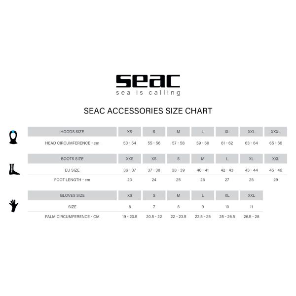 Seac Pro HD 6 MM Patik XS