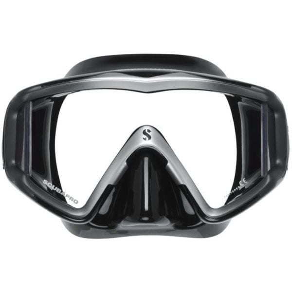 Crystal Vu Siyah Silikon Gri Maske