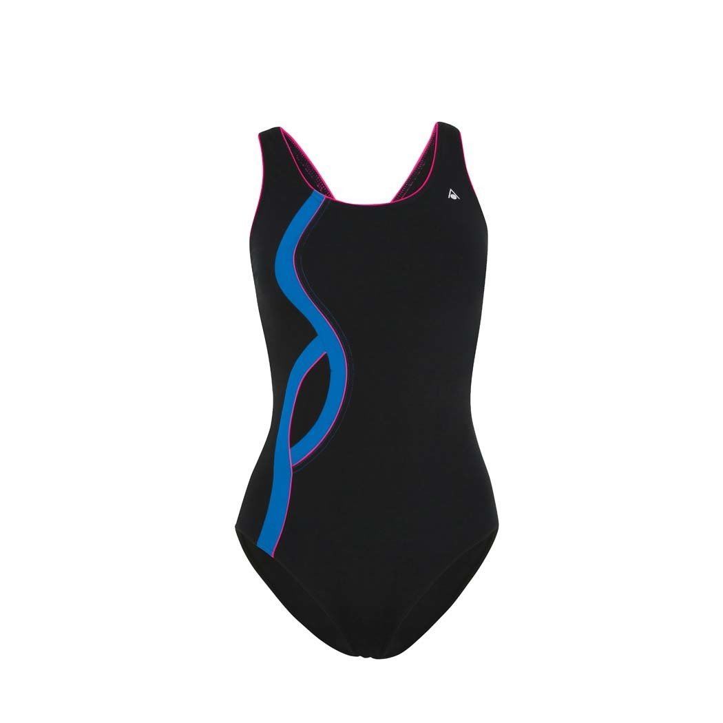 Aqua Sphere Abby Siyah Turkuaz Kadın  Mayosu 42